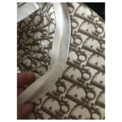 Casquette Dior Monogramme Blanc Beige 14 Casquette Dior Monogramme Blanc Beige -Outlet Élégance DIOR 450956 7 1