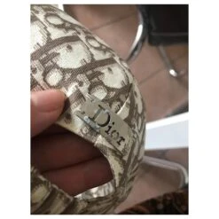Casquette Dior Monogramme Blanc Beige 15 Casquette Dior Monogramme Blanc Beige -Outlet Élégance DIOR 450956 8 1