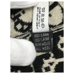 Cache-nez Christian Dior Trotter / Laine / Blanc / Motif Total -Outlet Élégance DIOR 479445 3