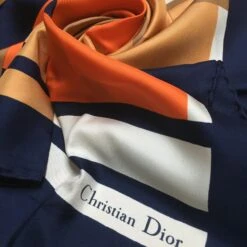 Vintage Carré Christian DIOR Cuivre 7 Vintage Carré Christian DIOR Cuivre -Outlet Élégance DIOR 49009 4