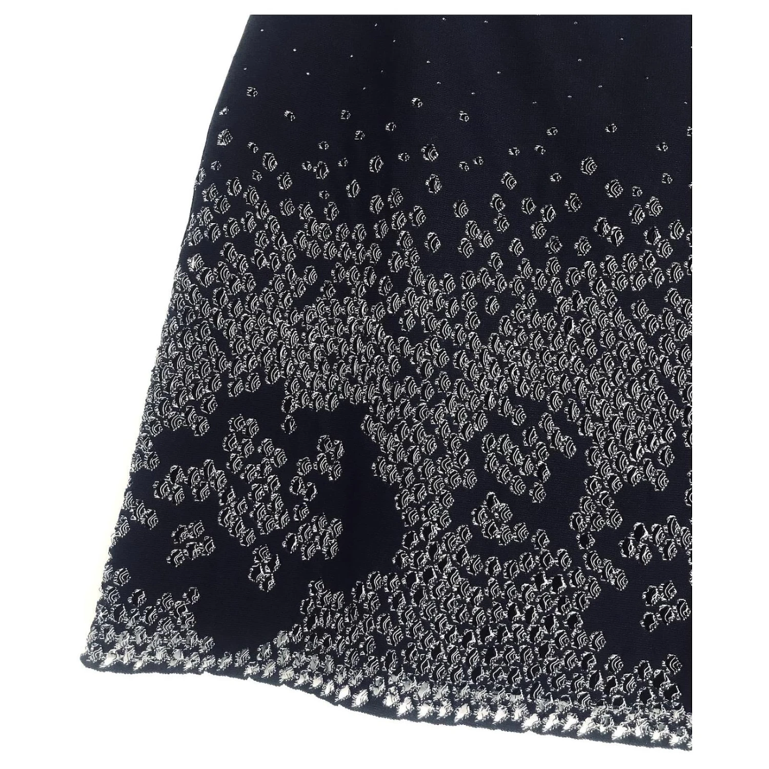 Jupe Coupe Laser Christian Dior X Simons Bleu Marine 2 Jupe Coupe Laser Christian Dior X Simons Bleu Marine – Image 2