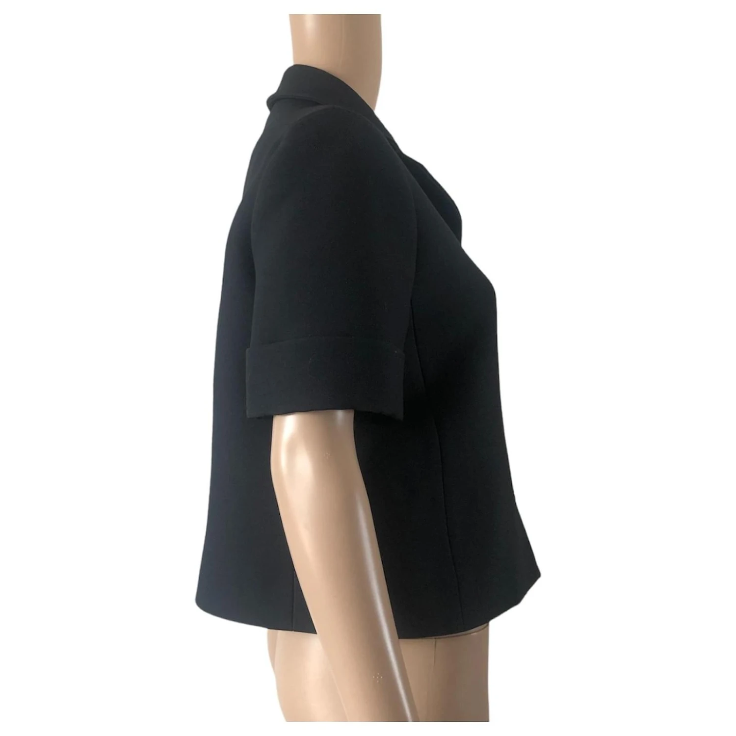 Veste Dior Manches Courtes Noire 3 Veste Dior Manches Courtes Noire – Image 3