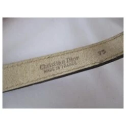 Christian Dior Ceinture Fine Cuir Beige, 75. 6 Christian Dior Ceinture Fine Cuir Beige, 75. -Outlet Élégance DIOR 511693 3