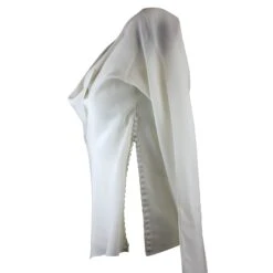 Christian Dior Magnifique Top En Soie Blanc Écru -Outlet Élégance DIOR 5203 3