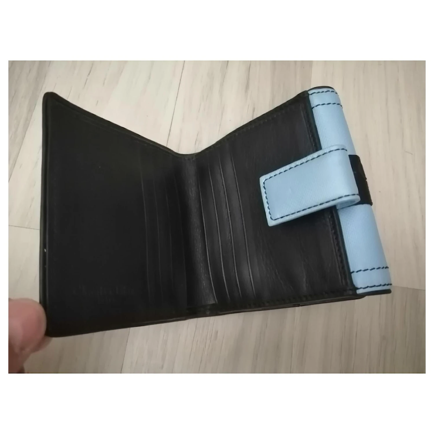 Dior Portefeuilles Bleu 6 Dior Portefeuilles Bleu – Image 6