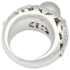 Bague Dior, "Désirée", Or Blanc, Diamants. -Outlet Élégance DIOR 525949 8
