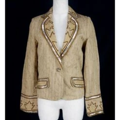 Christian Dior Veste Marron Argenté Beige Marron Foncé 12 Christian Dior Veste Marron Argenté Beige Marron Foncé -Outlet Élégance DIOR 53071 3