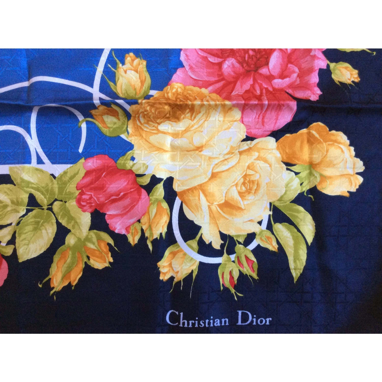 Foulard Christian Dior En Soie Multicolore 2 Foulard Christian Dior En Soie Multicolore – Image 2