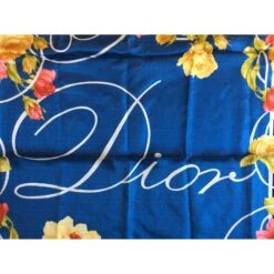 Foulard Christian Dior En Soie Multicolore 9 Foulard Christian Dior En Soie Multicolore -Outlet Élégance DIOR 53228 5