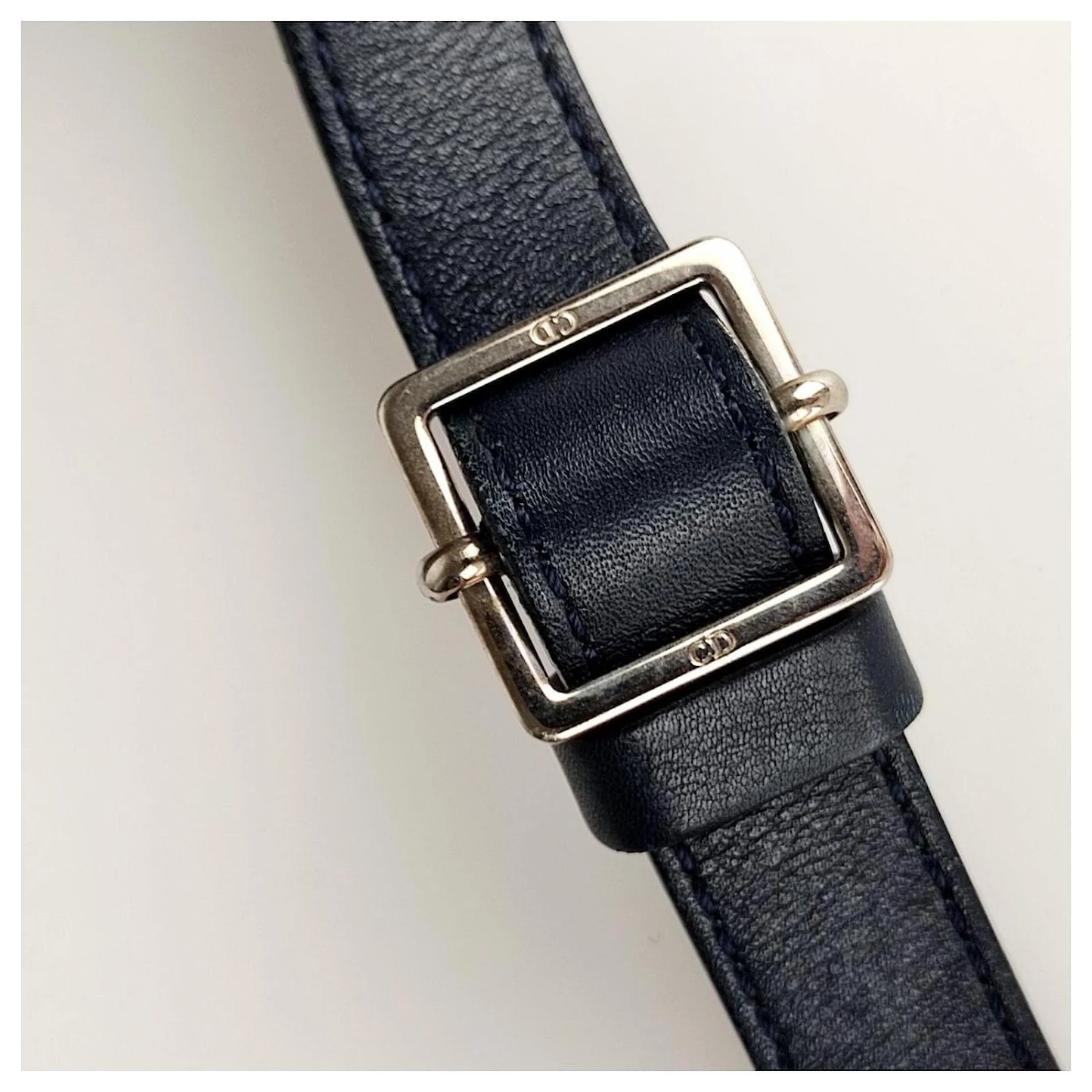 Sac Bandoulière Christian Dior Saddle Monogram Bleu 8 Sac Bandoulière Christian Dior Saddle Monogram Bleu – Image 8