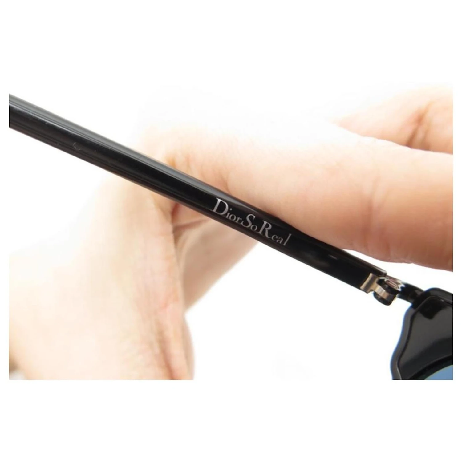 LUNETTES DE SOLEIL DIOR SO REAL B0YY0 EN METAL NOIR + ETUI BLACK SUNGLASSES 3 LUNETTES DE SOLEIL DIOR SO REAL B0YY0 EN METAL NOIR + ETUI BLACK SUNGLASSES – Image 3