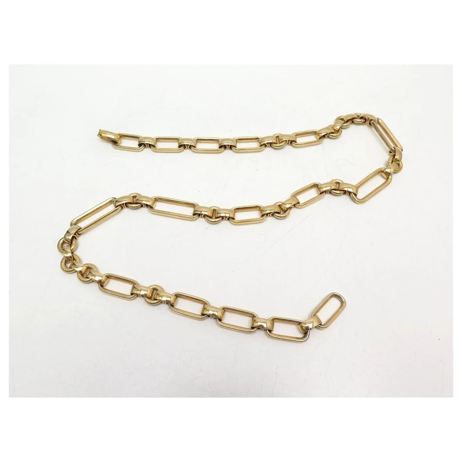 VINTAGE CEINTURE CHRISTIAN DIOR CHAINE 1975 MAILLONS 65 90 CM EN METAL DORE BELT Doré 2 VINTAGE CEINTURE CHRISTIAN DIOR CHAINE 1975 MAILLONS 65 90 CM EN METAL DORE BELT Doré – Image 2