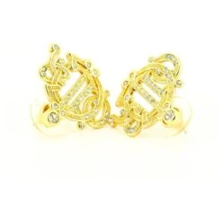 Boucle D'oreille En Or Christian Dior Doré 6 Boucle D'oreille En Or Christian Dior Doré -Outlet Élégance DIOR 557113 3