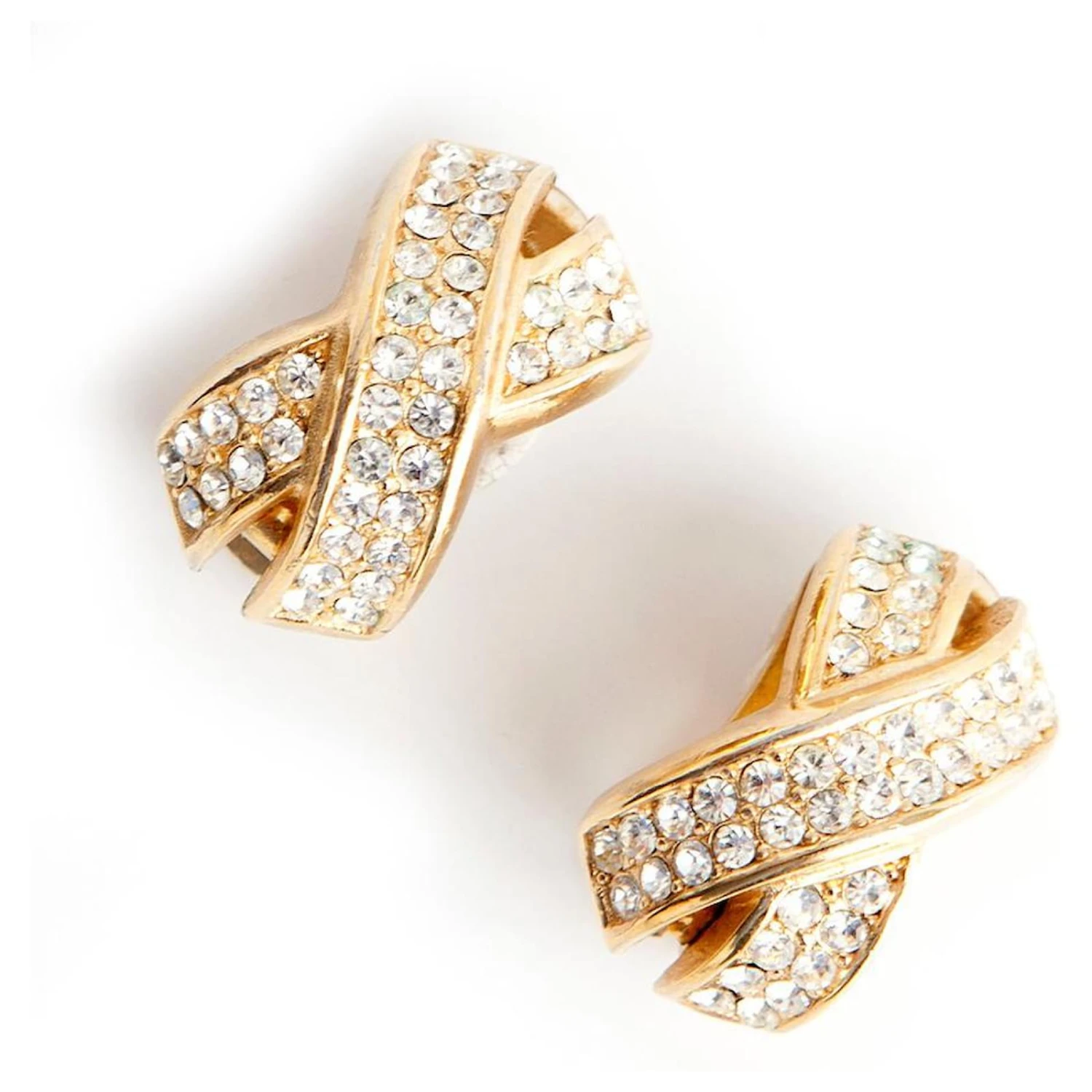 Christian Dior Chr. Boucles D'oreilles Dior Kiss Doré 2 Christian Dior Chr. Boucles D'oreilles Dior Kiss Doré – Image 2