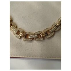 Christian Dior Collier Doré Vintage Henkel Grosse Avec Cristaux -Outlet Élégance DIOR 573173 10