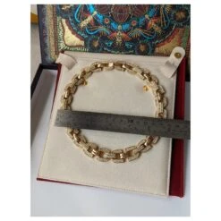 Christian Dior Collier Doré Vintage Henkel Grosse Avec Cristaux -Outlet Élégance DIOR 573173 5