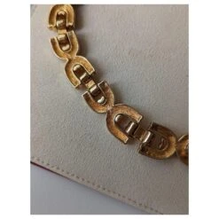 Christian Dior Collier Doré Vintage Henkel Grosse Avec Cristaux -Outlet Élégance DIOR 573173 8