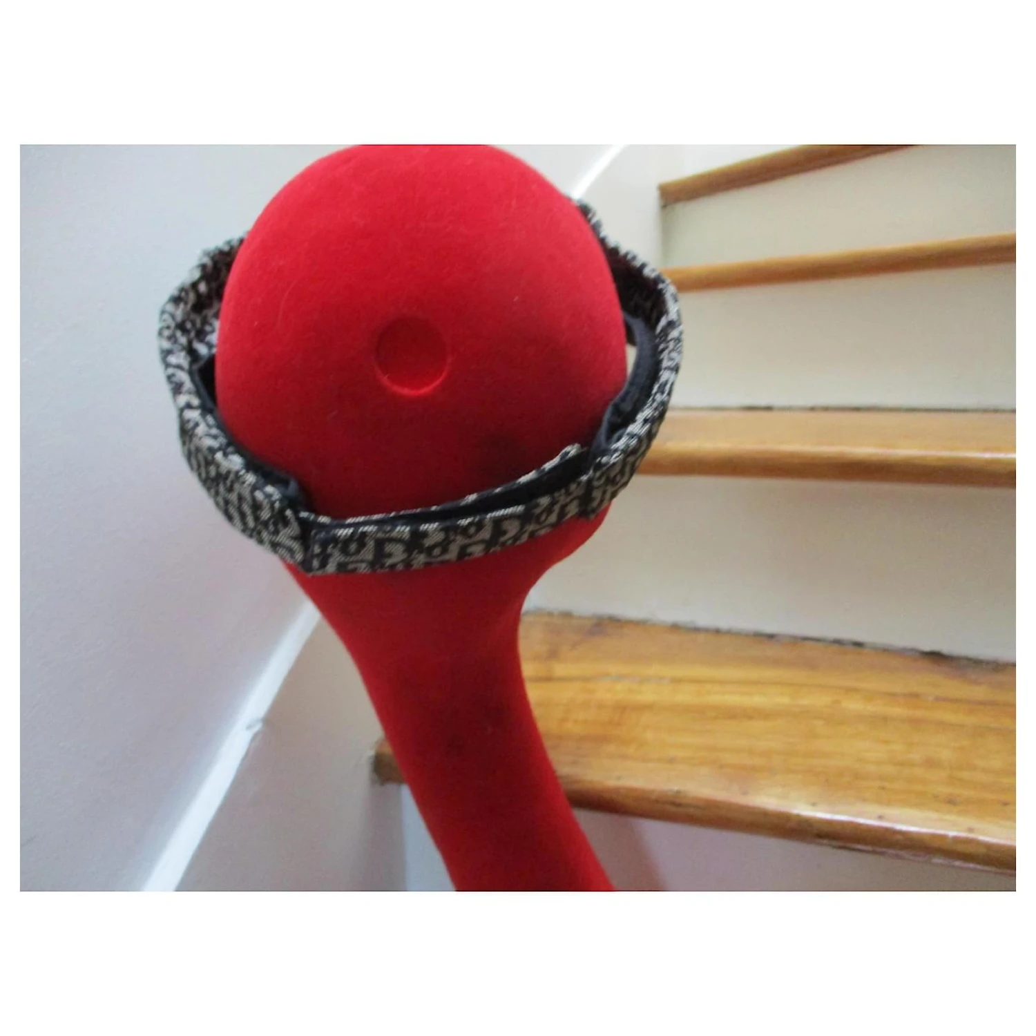 Christian Dior Visière Toile Oblique. Bleu Marine 4 Christian Dior Visière Toile Oblique. Bleu Marine – Image 4