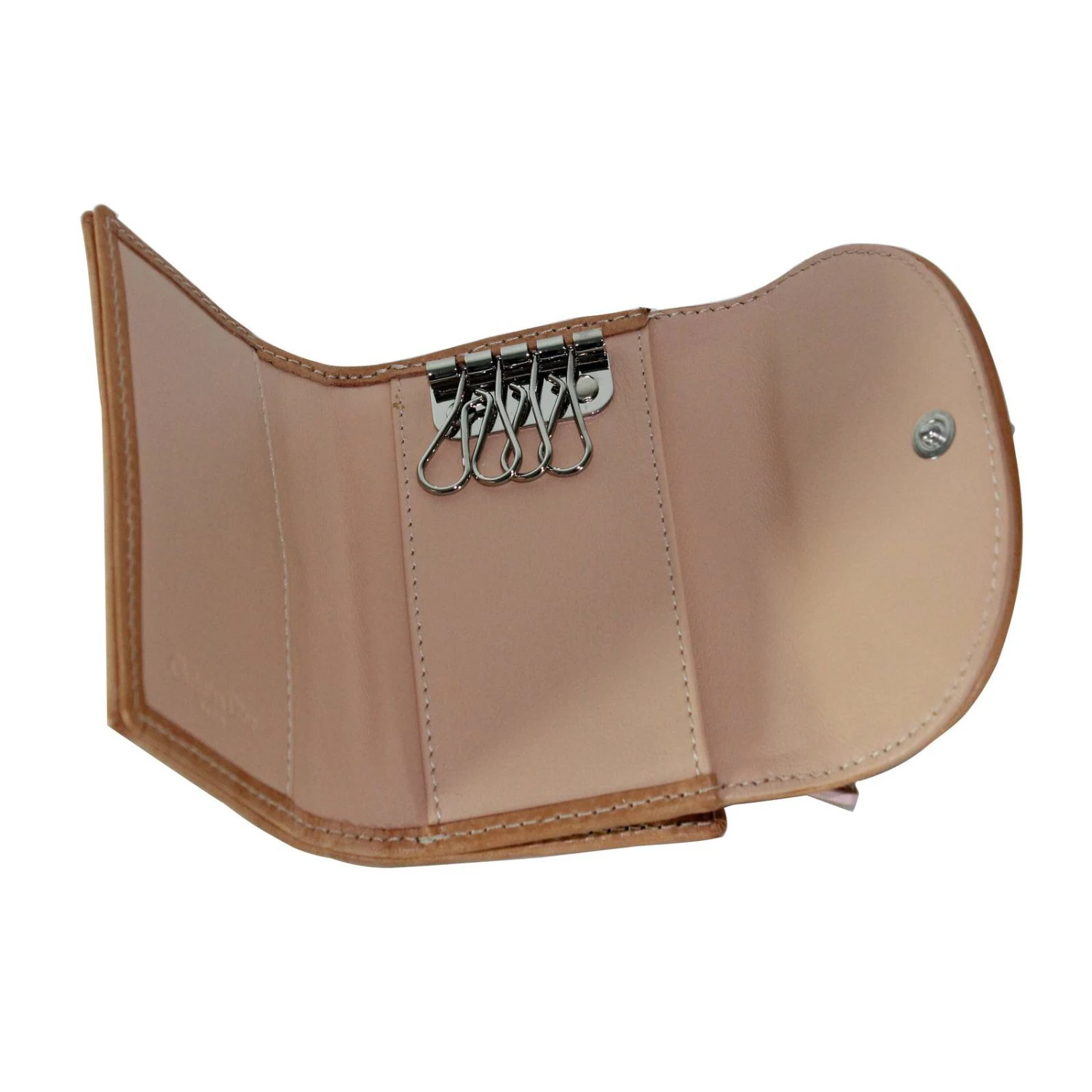 Christian Dior Étui Porte Clés Rose Caramel 2 Christian Dior Étui Porte Clés Rose Caramel – Image 2