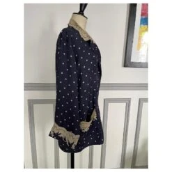 Christian Dior Veste De Pyjama Dior X Galliano Bleu Foncé -Outlet Élégance DIOR 591415 3