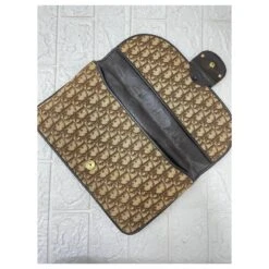 Christian Dior Pochette Pochette Vintage Marron Bronze -Outlet Élégance DIOR 591533 5