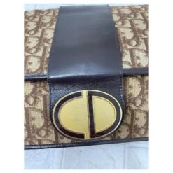 Christian Dior Pochette Pochette Vintage Marron Bronze -Outlet Élégance DIOR 591533 6