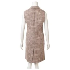 Dior Gilet En Tweed à Boutonnage Doublé Marron -Outlet Élégance DIOR 602820 3