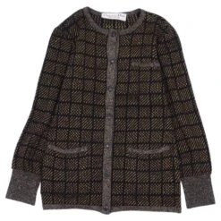 Tailleur Jupe Dior Marron Noir Doré 7 Tailleur Jupe Dior Marron Noir Doré -Outlet Élégance DIOR 617856 3