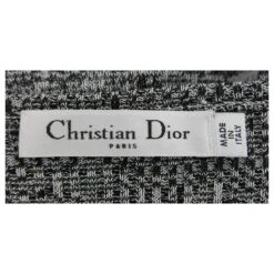 Christian Dior SS15 Haut à Ourlet Basque En Tricot De Soie/coton Gris Anthracite 12 Christian Dior SS15 Haut à Ourlet Basque En Tricot De Soie/coton Gris Anthracite -Outlet Élégance DIOR 630613 6
