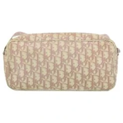 Christian Dior TrotterSac à Bandoulière Fleur En Toile Rose Auth Rd2902 12 Christian Dior TrotterSac à Bandoulière Fleur En Toile Rose Auth Rd2902 -Outlet Élégance DIOR 651711 3