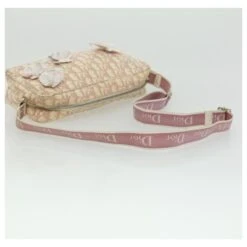 Christian Dior TrotterSac à Bandoulière Fleur En Toile Rose Auth Rd2902 16 Christian Dior TrotterSac à Bandoulière Fleur En Toile Rose Auth Rd2902 -Outlet Élégance DIOR 651711 7
