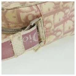 Christian Dior TrotterSac à Bandoulière Fleur En Toile Rose Auth Rd2902 17 Christian Dior TrotterSac à Bandoulière Fleur En Toile Rose Auth Rd2902 -Outlet Élégance DIOR 651711 8