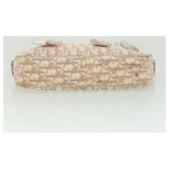 Christian Dior TrotterSac à Bandoulière Fleur En Toile Rose Auth Rd2902 18 Christian Dior TrotterSac à Bandoulière Fleur En Toile Rose Auth Rd2902 -Outlet Élégance DIOR 651711 9