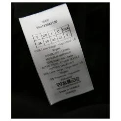 Christian Dior Pré-automne 2015 Manteau évasé En Laine Noire à Revers En Tricot -Outlet Élégance DIOR 670789 10