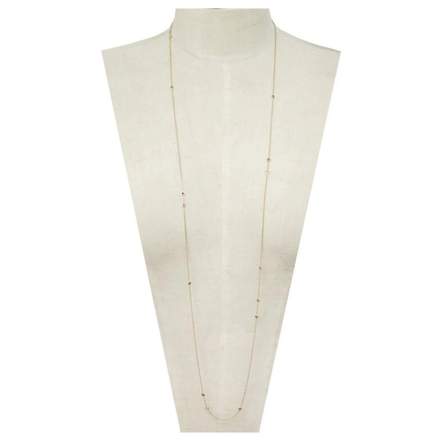 Christian Dior NEUF COLLIER DIOR SAUTOIR MIMIOUI 110CM OR JAUNE PIERRES RUBIS DIAMANTS NECKLACE Doré 2 Christian Dior NEUF COLLIER DIOR SAUTOIR MIMIOUI 110CM OR JAUNE PIERRES RUBIS DIAMANTS NECKLACE Doré – Image 2