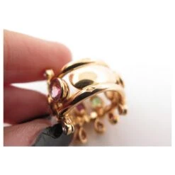 BAGUE DIOR JOAILLERIE QUATRE EPICES OR 18K DIAMANTS 8 PIERRES 4.9 CT RING Doré 13 BAGUE DIOR JOAILLERIE QUATRE EPICES OR 18K DIAMANTS 8 PIERRES 4.9 CT RING Doré -Outlet Élégance DIOR 671103 4