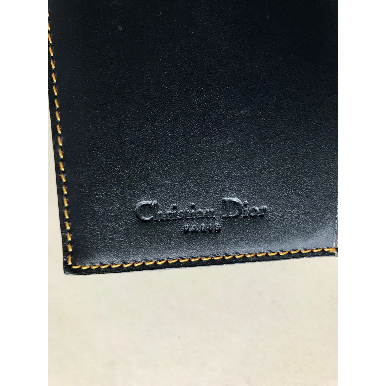 Dior Portefeuille Bleu Marine 4 Dior Portefeuille Bleu Marine – Image 4