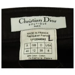 Dior Jean Marron -Outlet Élégance DIOR 687538 5