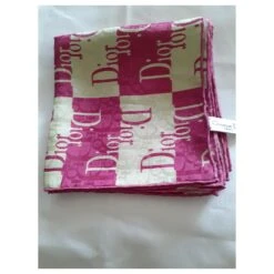 Dior Foulards De Soie Fuschia -Outlet Élégance DIOR 702630 4