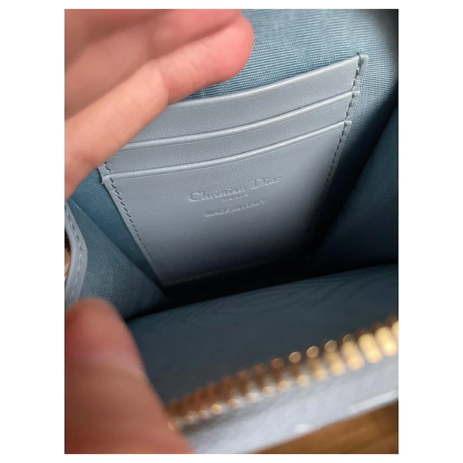 Christian Dior Pochettes Bleu Clair 6 Christian Dior Pochettes Bleu Clair – Image 6