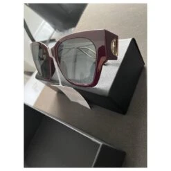 Christian Dior Lunettes De Soleil Bordeaux -Outlet Élégance DIOR 708053 3