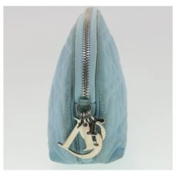 Christian Dior Pochette Lady Dior Canage Agneau Bleu Auth Am3267 12 Christian Dior Pochette Lady Dior Canage Agneau Bleu Auth Am3267 -Outlet Élégance DIOR 710791 3