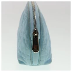 Christian Dior Pochette Lady Dior Canage Agneau Bleu Auth Am3267 13 Christian Dior Pochette Lady Dior Canage Agneau Bleu Auth Am3267 -Outlet Élégance DIOR 710791 4