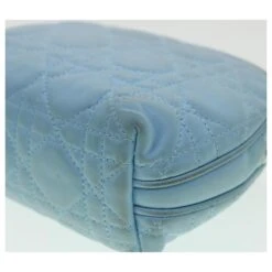 Christian Dior Pochette Lady Dior Canage Agneau Bleu Auth Am3267 17 Christian Dior Pochette Lady Dior Canage Agneau Bleu Auth Am3267 -Outlet Élégance DIOR 710791 8