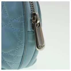 Christian Dior Pochette Lady Dior Canage Agneau Bleu Auth Am3267 18 Christian Dior Pochette Lady Dior Canage Agneau Bleu Auth Am3267 -Outlet Élégance DIOR 710791 9