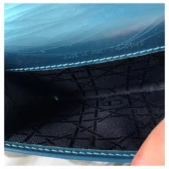 Christian Dior Bourses, Portefeuilles, Cas Turquoise -Outlet Élégance DIOR 714358 10