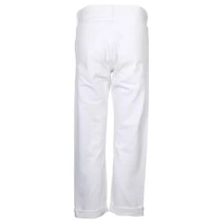 Jean Coupe Droite Dior En Coton Blanc -Outlet Élégance DIOR 715811 3