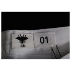 Jean Coupe Droite Dior En Coton Blanc -Outlet Élégance DIOR 715811 4