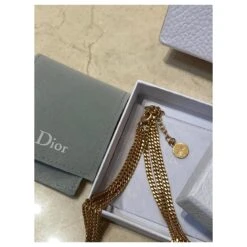 Collier Choker Chaîne CD Christian Dior Bijouterie Dorée -Outlet Élégance DIOR 721157 7