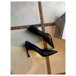 Christian Dior Escarpins Bi Color Bleu -Outlet Élégance DIOR 722794 4